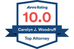 Calificación Avvo 10 / Carolyn J. Woodruff / Mejor Abogado - Insignia